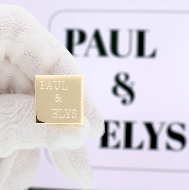 Gemelos personalizados como regalo de San Valentín
